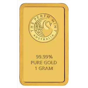 1 g Australian Perth Mint gold bar - minted (2)