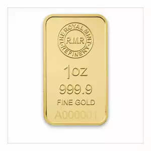 1 oz Royal Mint Refinery Minted Gold Bar