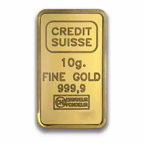 10 g Credit Suisse Gold Bullion Bar (2)