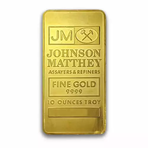 10 oz Johnson Matthey Gold Bar (2)