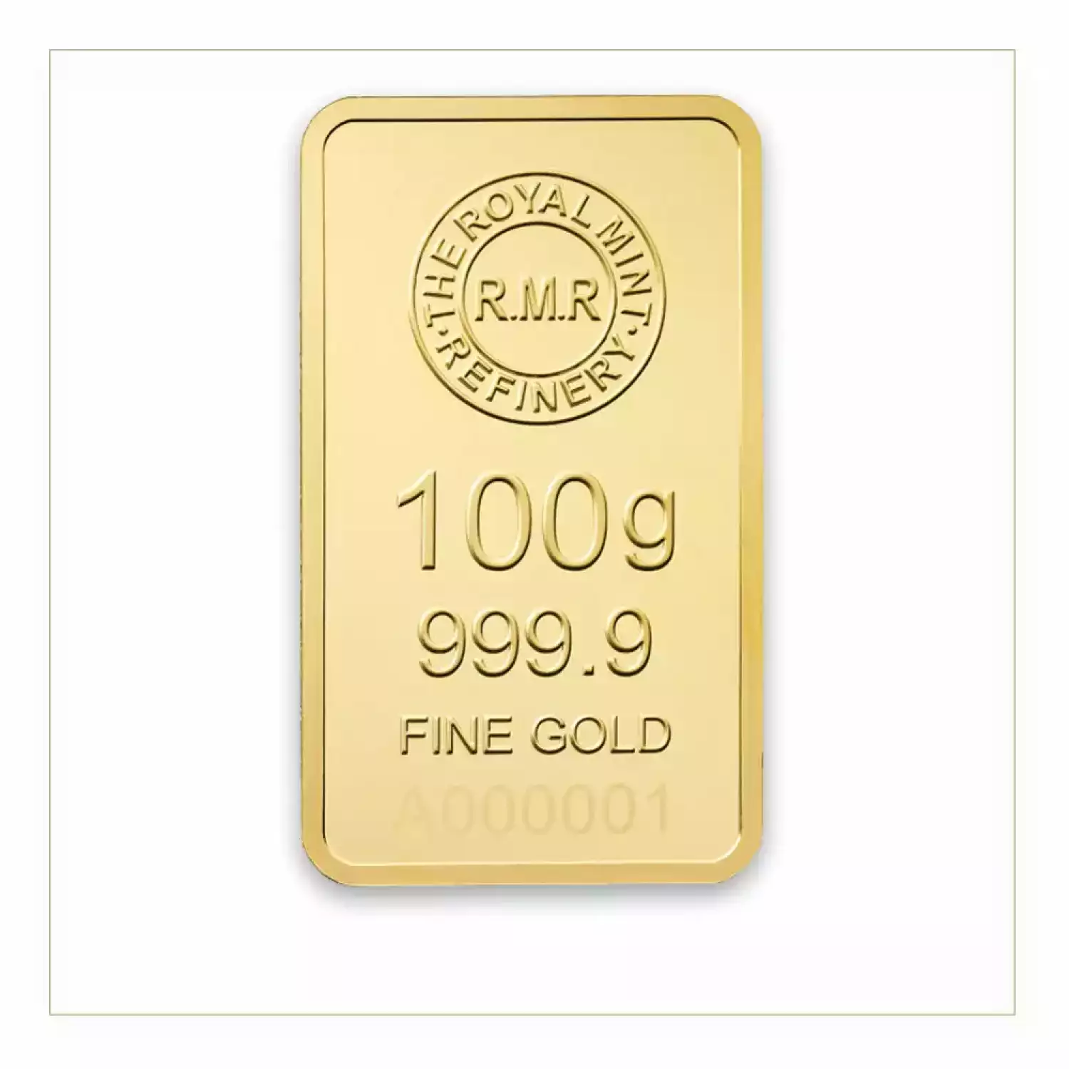 100 g Royal Mint Refinery Minted Gold Bar (2)