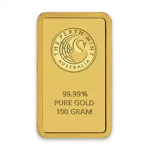 100g Australian Perth Mint gold bar - minted (2)
