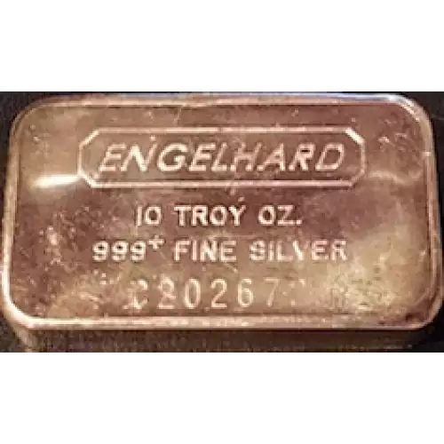 10oz Engelhard Silver Bar C series
