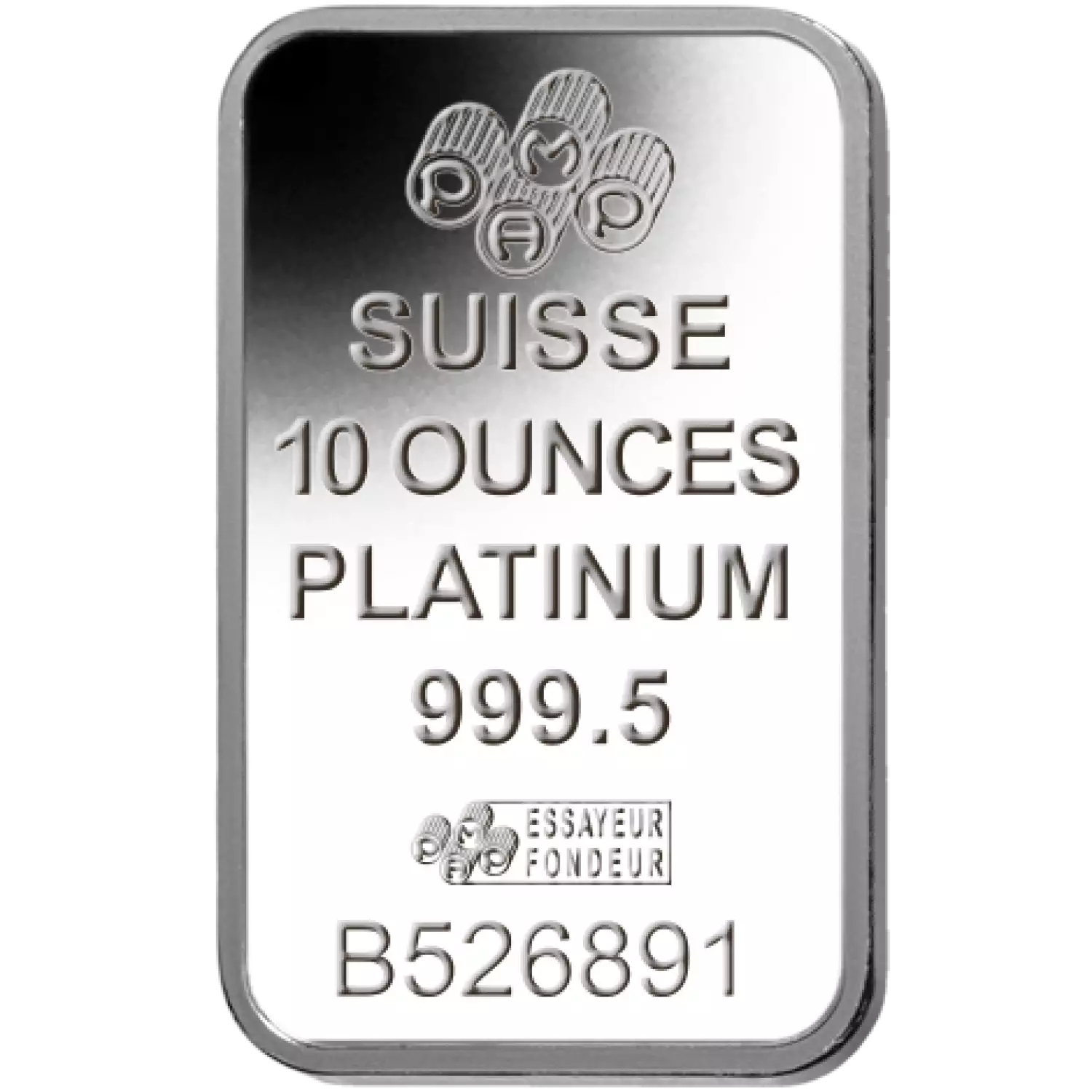 10oz PAMP Platinum Bar - Fortuna (2)