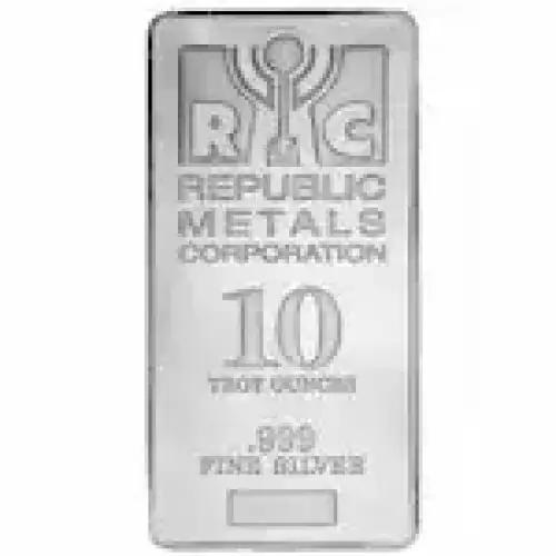10oz Republic Metals Silver Bar (2)