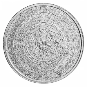 1/10 oz Silver Round - Aztec Calendar (2)