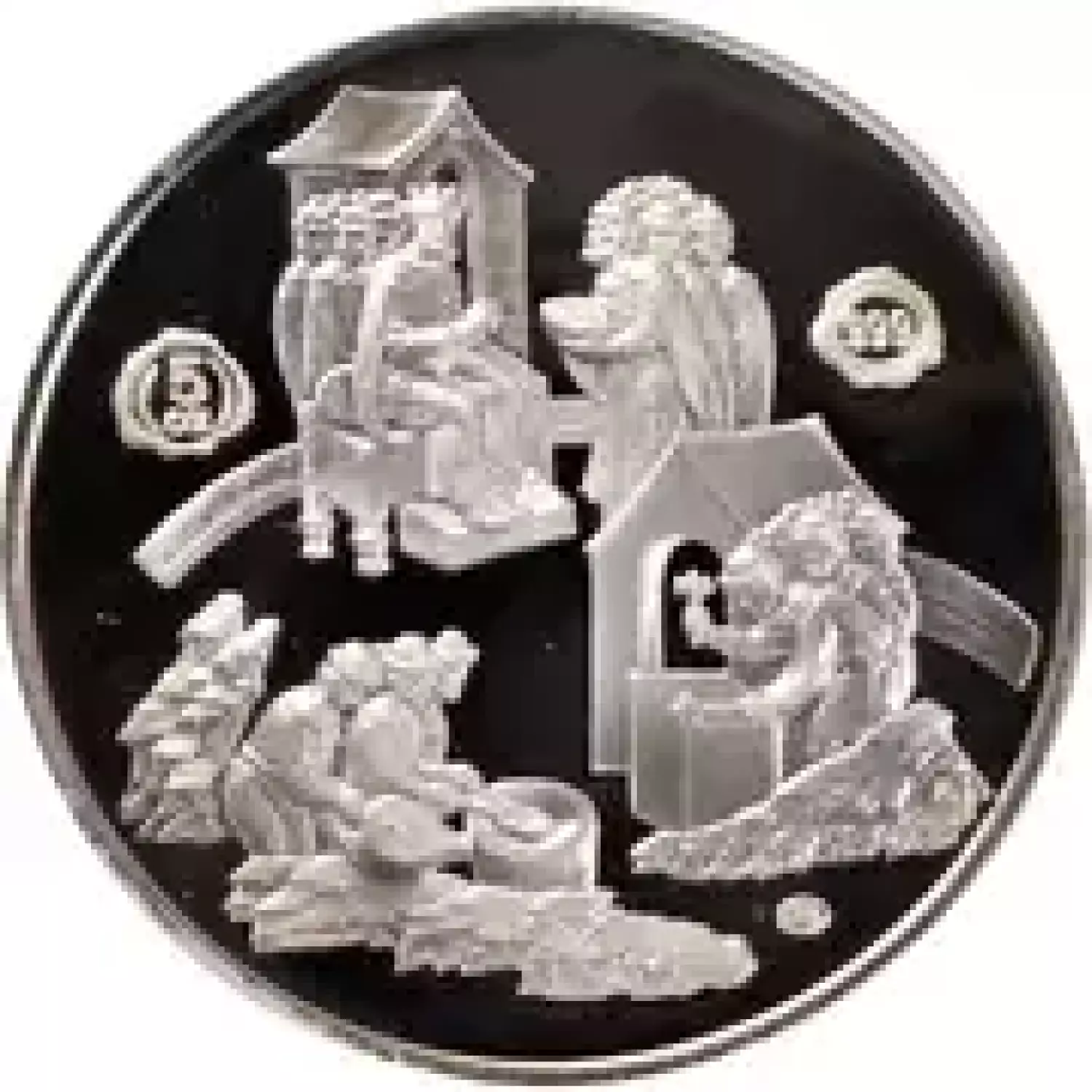 1988 USSR Thousand years of the first Russian coin 5 oz silver round (2)
