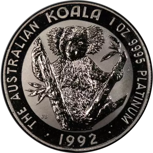 1992 1 oz Australian Perth Mint Platinum Koala (2)