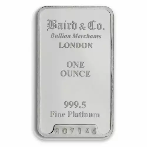 1oz Baird & Co Platinum Minted Bar (2)