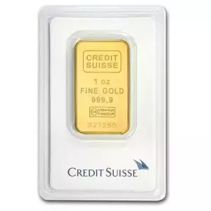 1oz Credit Suisse Gold Bar (2)