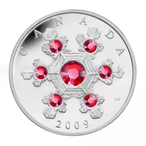 2009 Canada $20 Crystal Snowflake