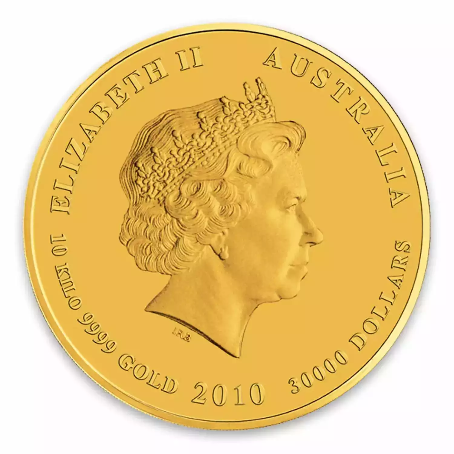 2010 10 kg Australian Perth Mint Gold Lunar II: Year of the Tiger (2)