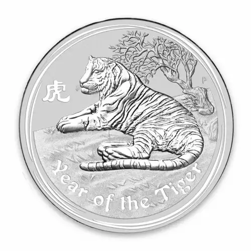 2010 1/2 oz Australian Perth Mint Silver Lunar II: Year of the Tiger (3)
