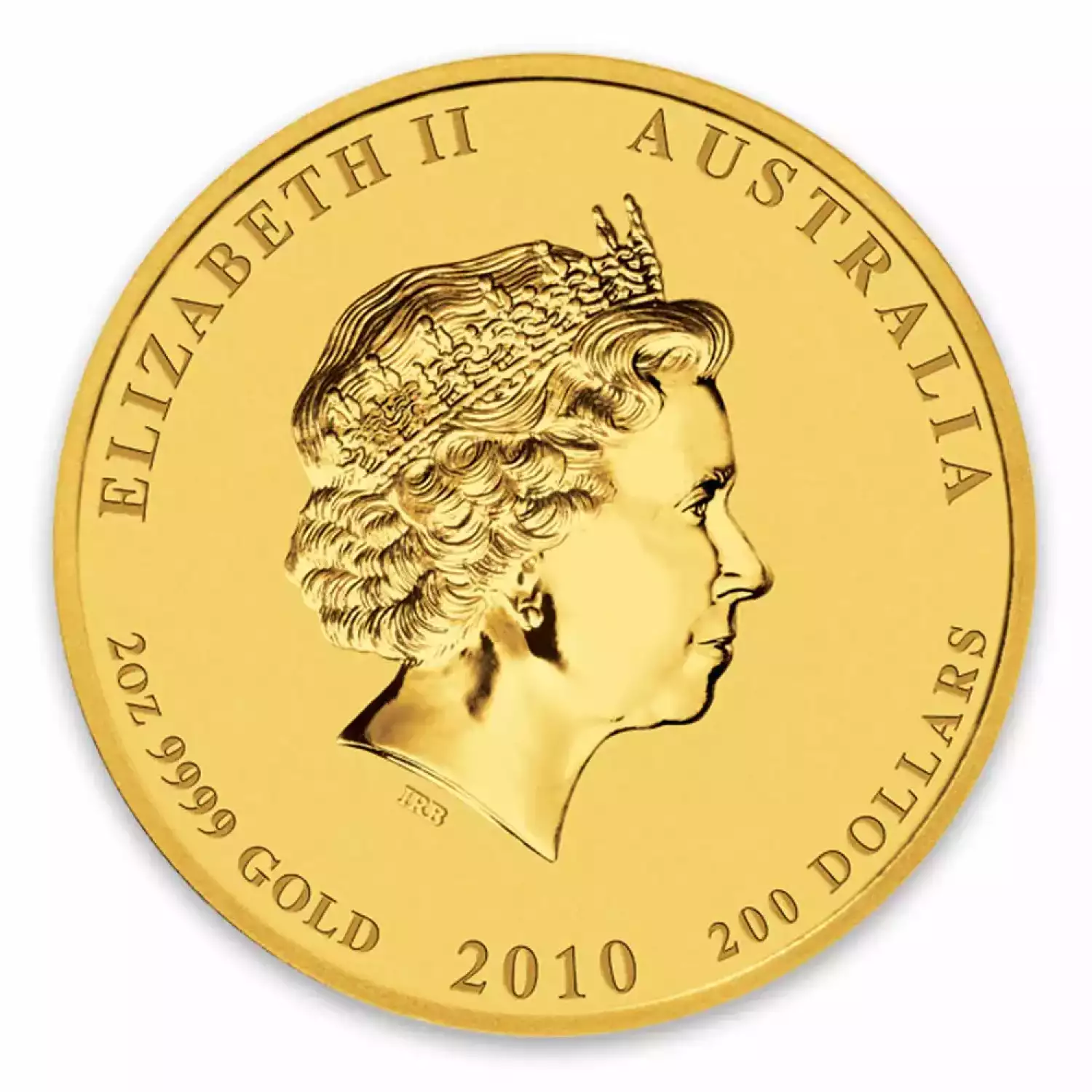 2010 2 oz Australian Perth Mint Gold Lunar II: Year of the Tiger (2)