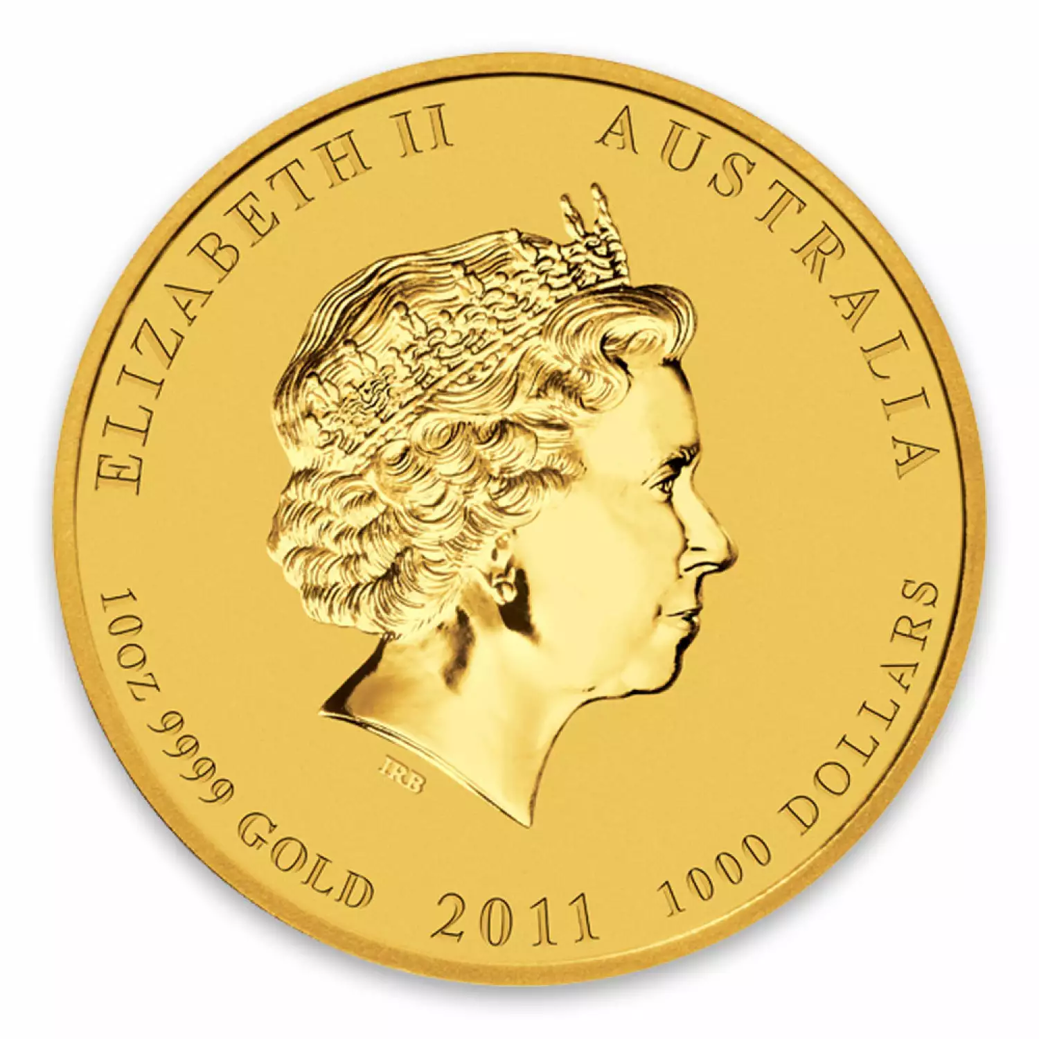 2011 10 oz Australian Perth Mint Gold Lunar II: Year of the Rabbit (2)