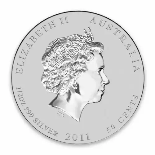 2011 1/2 oz Australian Perth Mint Silver Lunar II: Year of the Rabbit (2)