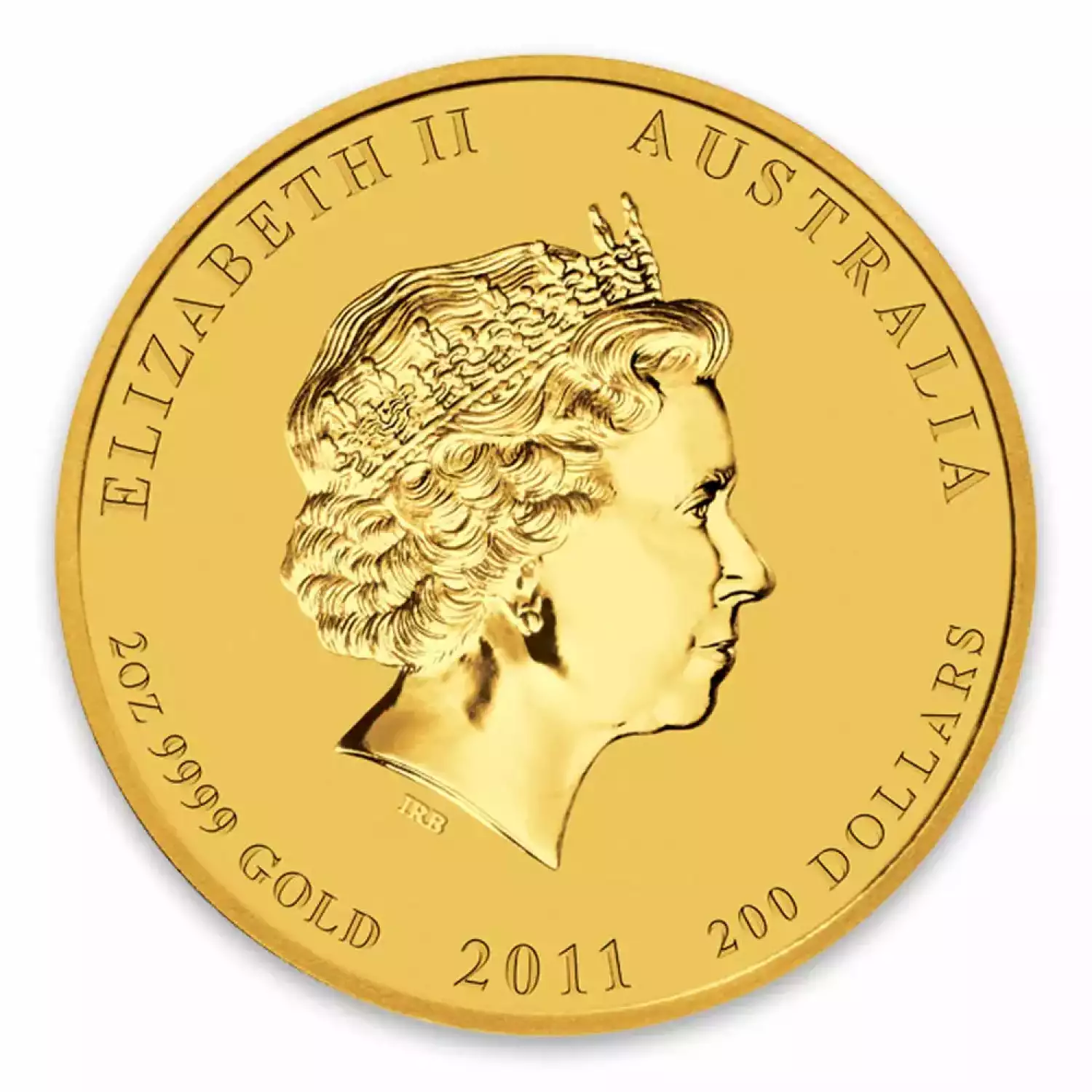 2011 2 oz Australian Perth Mint Gold Lunar II: Year of the Rabbit (2)