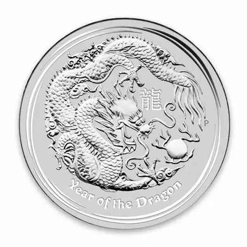 2012 1/2 oz Australian Perth Mint Silver Lunar II: Year of the Dragon (3)