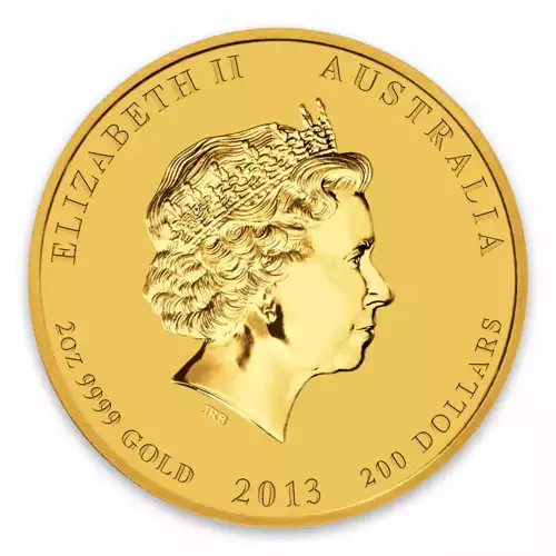 2013 2 oz Australian Perth Mint Gold Lunar II: Year of the Snake (2)