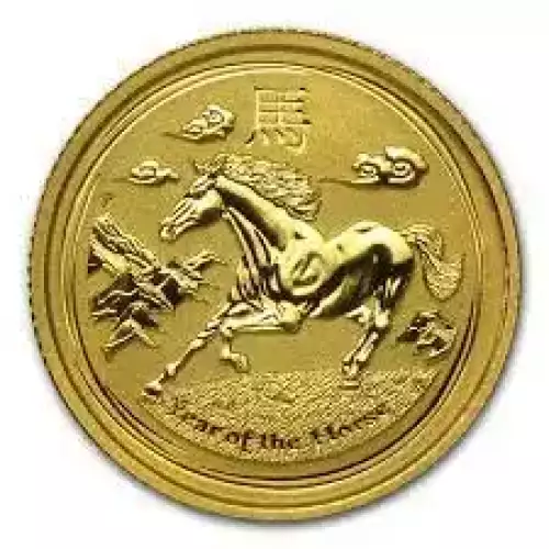 2014 1/10oz Australian Perth Mint Gold Lunar II: Year of the Horse