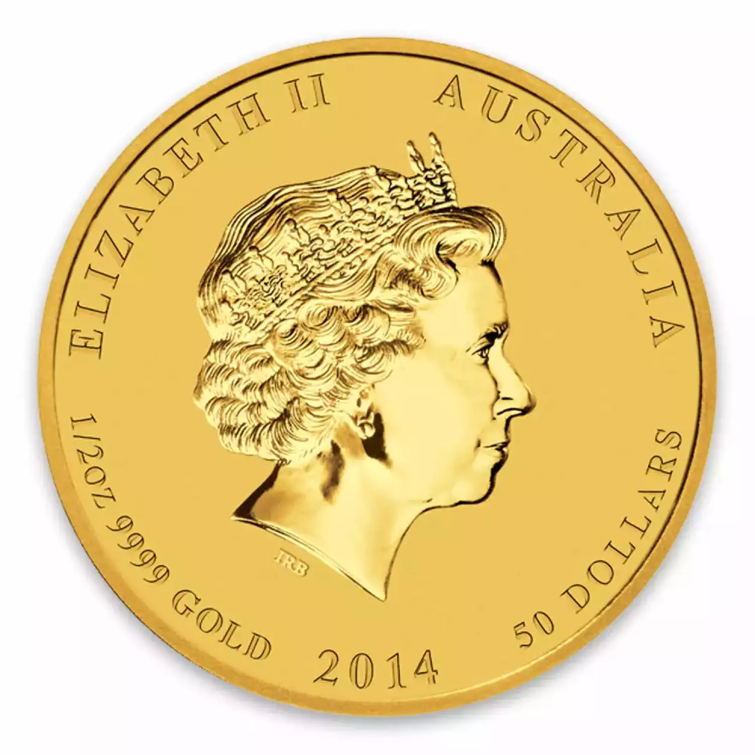 2014 1/2 oz Australian Perth Mint Gold Lunar II: Year of the Horse (2)