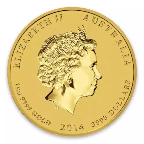 2014 1kg Australian Perth Mint Gold Lunar II: Year of the Horse (3)