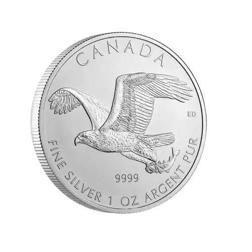 2014 1oz Canadian Silver Bald Eagle (2)
