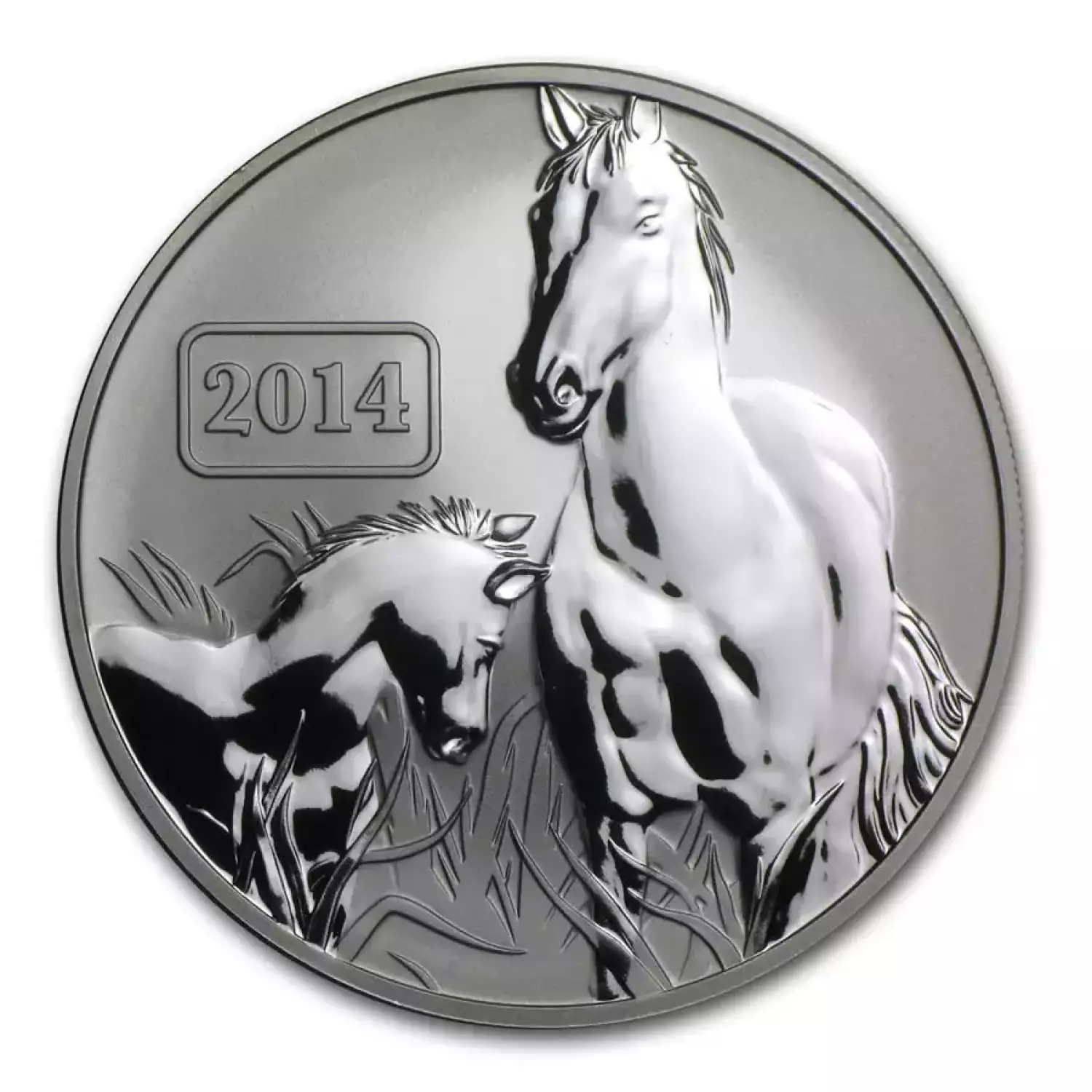 2014 Tokelau 1 oz Silver Lunar Year of the Horse Reverse Proof (2)
