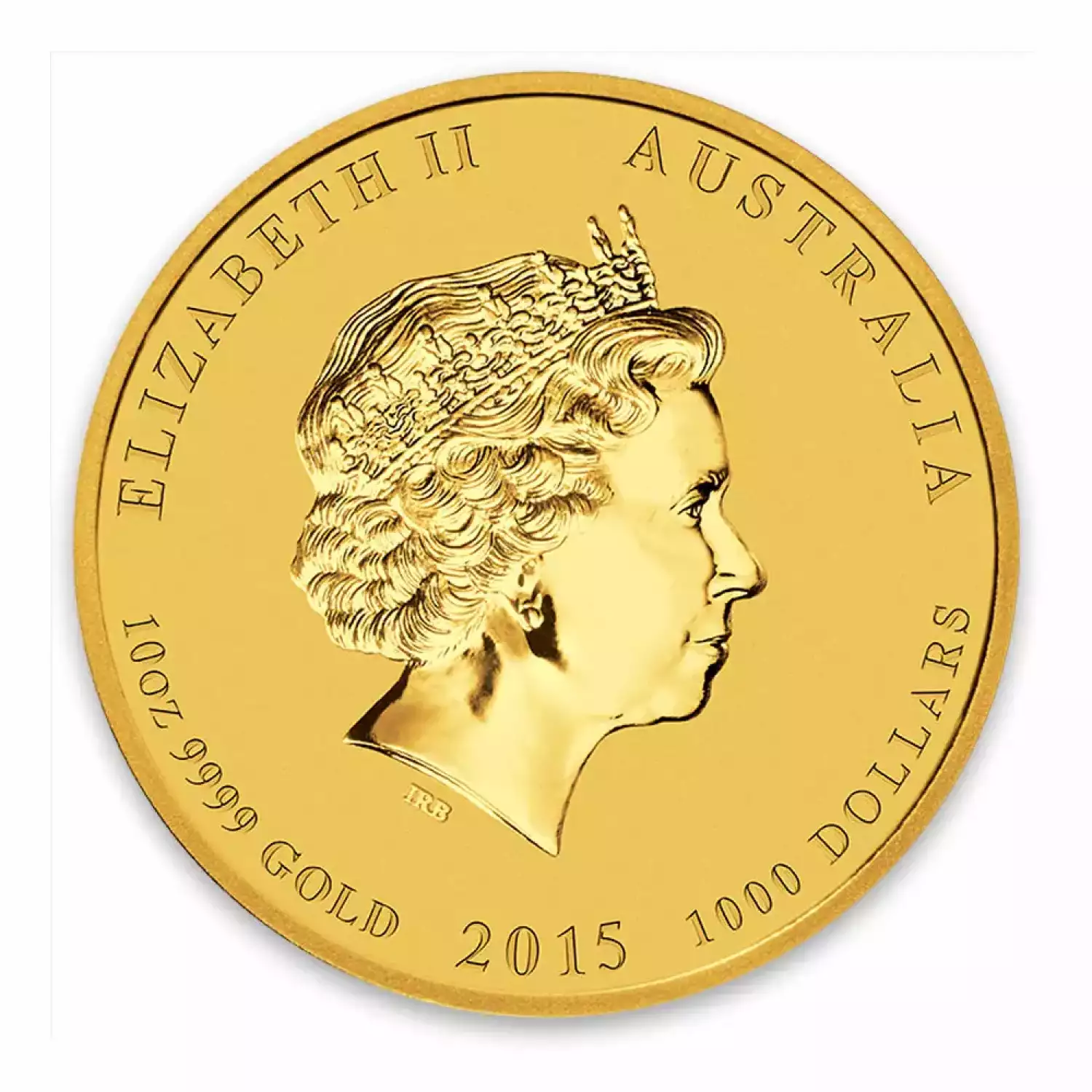2015 10 oz Australian Perth Mint Gold Lunar II: Year of the Goat (2)