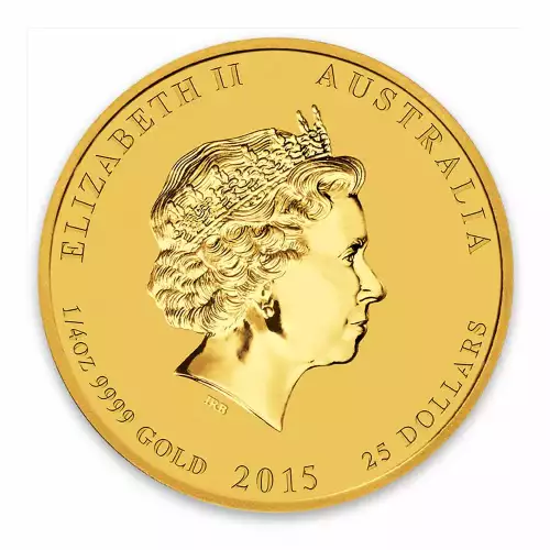 2015 1/4 oz Australian Perth Mint Gold Lunar II: Year of the Goat (2)