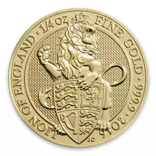 2016 1/4oz Gold Britain Queen's Beasts: The Lion (2)