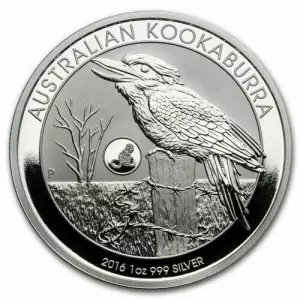 2016 1oz Australian Perth Mint Silver Kookaburra - Monkey Privy Mark (2)