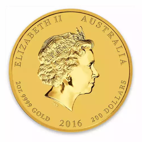 2016 2 oz Australian Perth Mint Gold Lunar II: Year of the Monkey (2)
