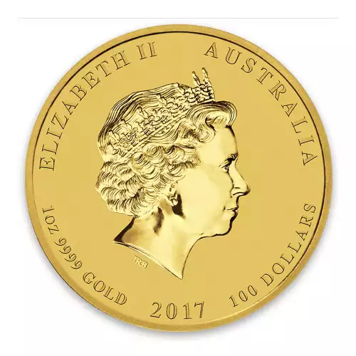 2017 1 oz Australian Perth Mint Gold Lunar II: Year of the Rooster (2)