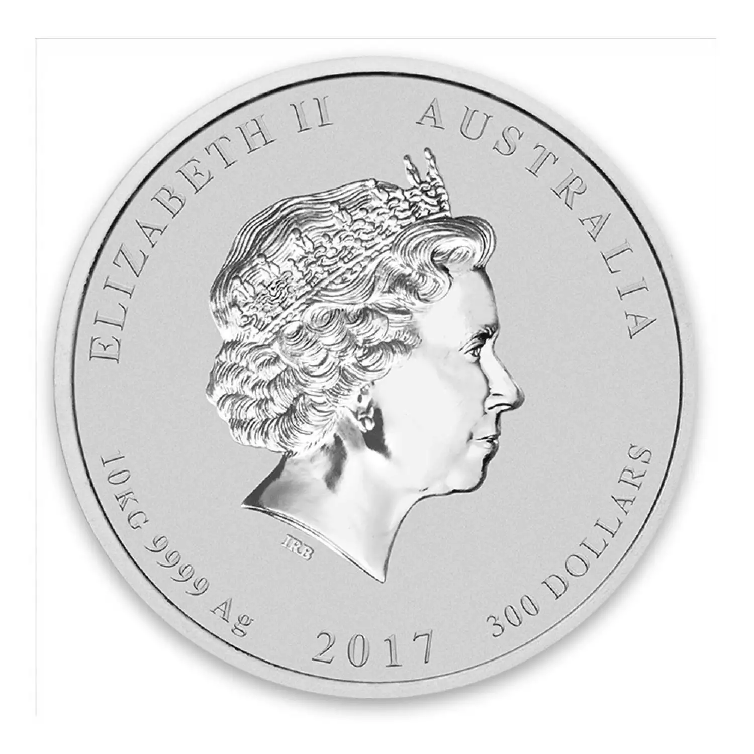 2017 10 kg Australian Perth Mint Silver Lunar II: Year of the Rooster (2)