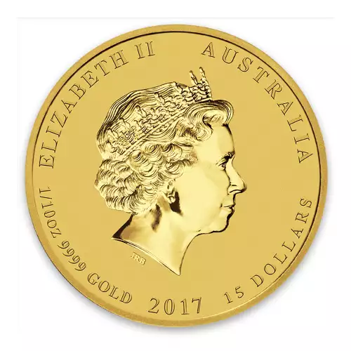 2017 1/10 oz Australian Perth Mint Gold Lunar II: Year of the Rooster (2)