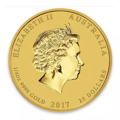 2017 1/4 oz Australian Perth Mint Gold Lunar II: Year of the Rooster (2)