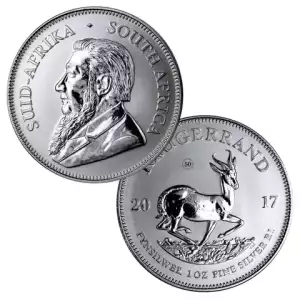 2017 South Africa Krugerrand 1 oz .999 Silver - 50th Anniversary (1)