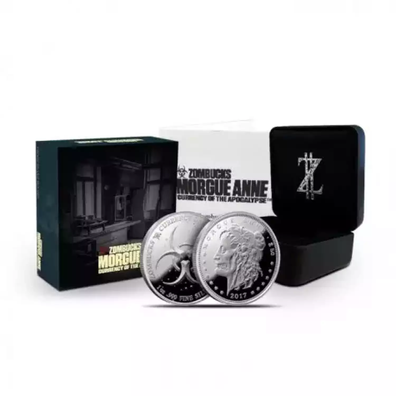 2017 Zombucks Morgue Anne proof 1 oz silver (1)