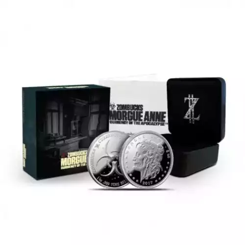 2017 Zombucks Morgue Anne proof 1 oz silver (1)