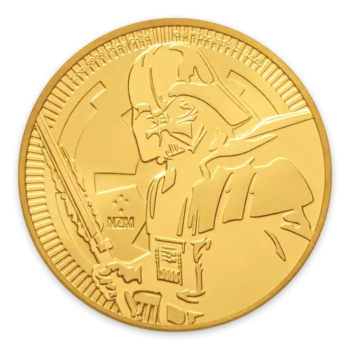 2019 1 oz Darth Vader  Gold Coins (3)