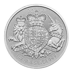 2019 1oz British Royal Arms Silver Coin