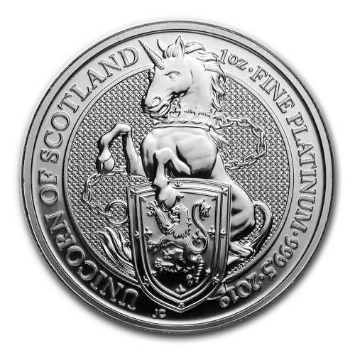 2019 Great Britain 1 oz Platinum Queen's Beasts The Unicorn (3)