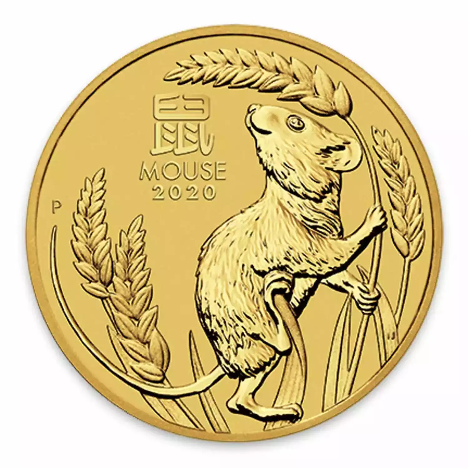 2020 1/4oz Australian Gold Lunar: Year of the Mouse (2)