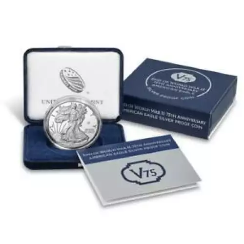 2020 1oz American Silver Eagle End of WWII 75th Anniversary Proof Coin
