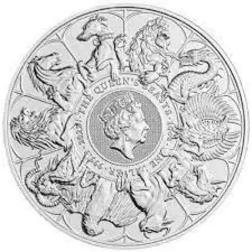2021 Queens Beasts 10 oz Compleater coin