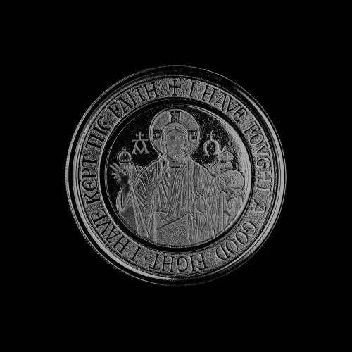 2021 Samoa Alpha & Omega1/2 oz Silver + Black Rhodium Coin (2)