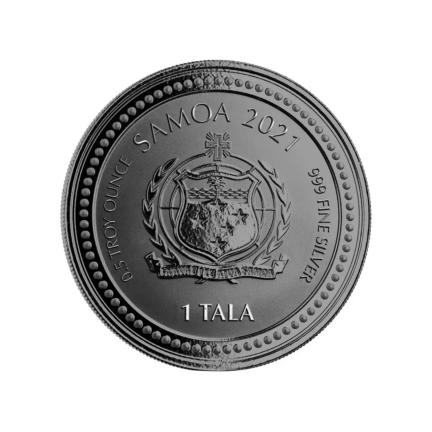 2021 Samoa Alpha & Omega1/2 oz Silver + Black Rhodium Coin (3)