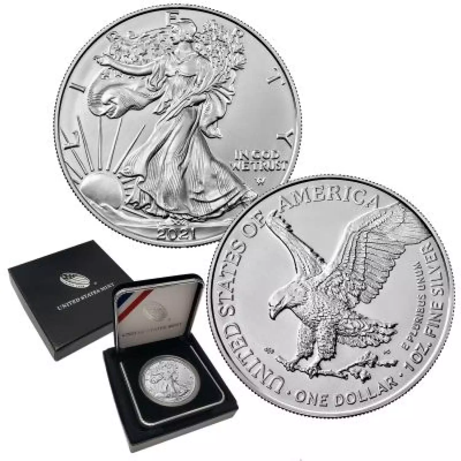2021-W American Silver Eagle proof Type 2
