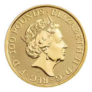 2024 1 oz British Tudor Beasts: Seymour Unicorn Gold Coin (2)